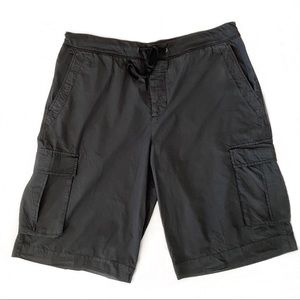James Perse Cotton-Blend Drawstring Cargo Shorts